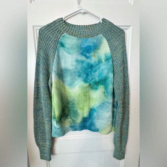 Anthropologie Giada Water Color Tie Dye Sweater Size Extra Small - Picture 3 of 9
